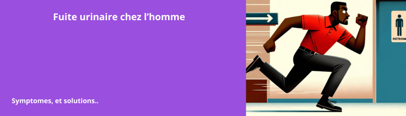 Fuite urinaire chez l'homme après urine
